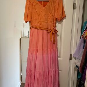 Ivy City Co Sunset Dress Medium